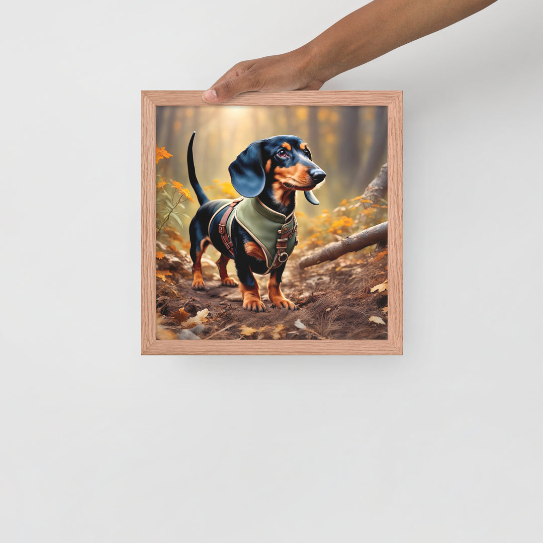 Dachshund- Framed poster v3