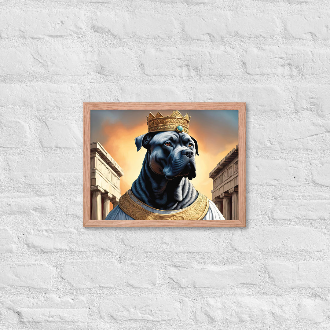 Framed poster-Cane Corso V2