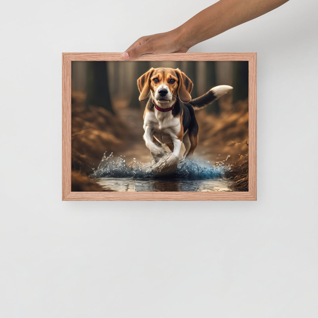 Beagle- Framed poster V3