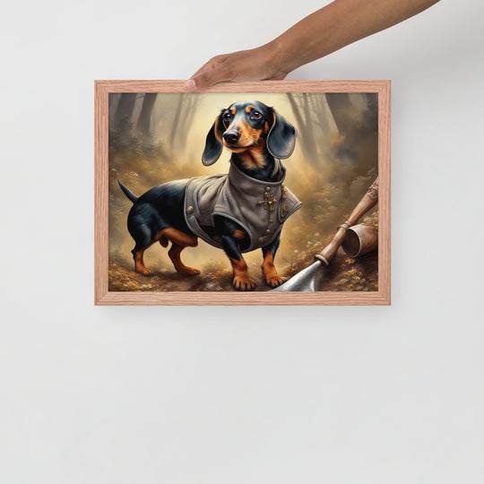 Dachshund- Framed poster v2