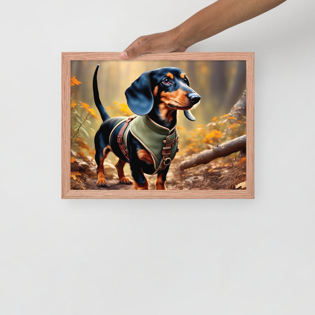 Dachshund- Framed poster v3