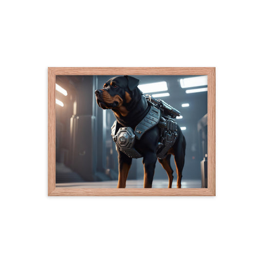 Rottweiler- Framed poster v4