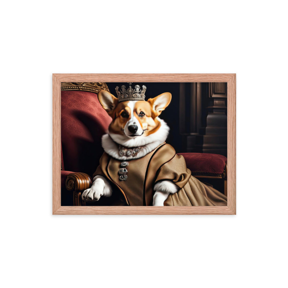 Pembroke Welsh Corgi- Framed poster