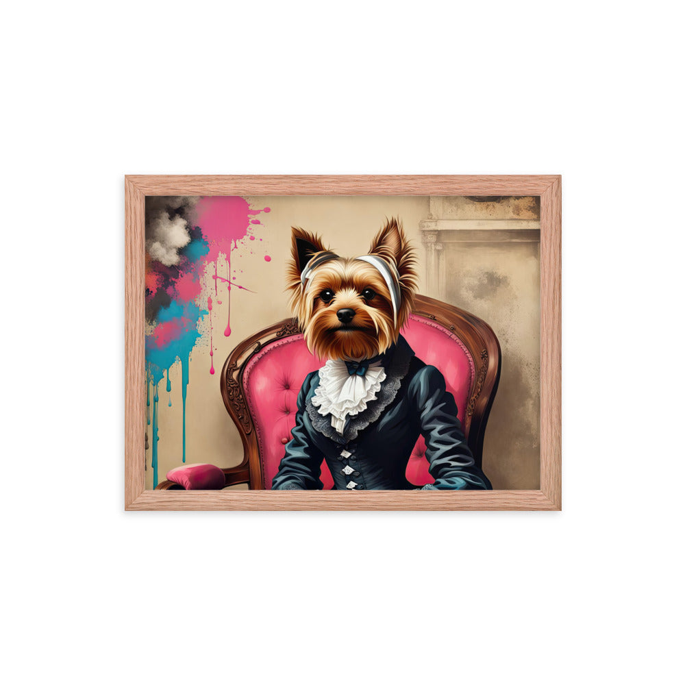 Yorkshire Terrier- Framed poster v3