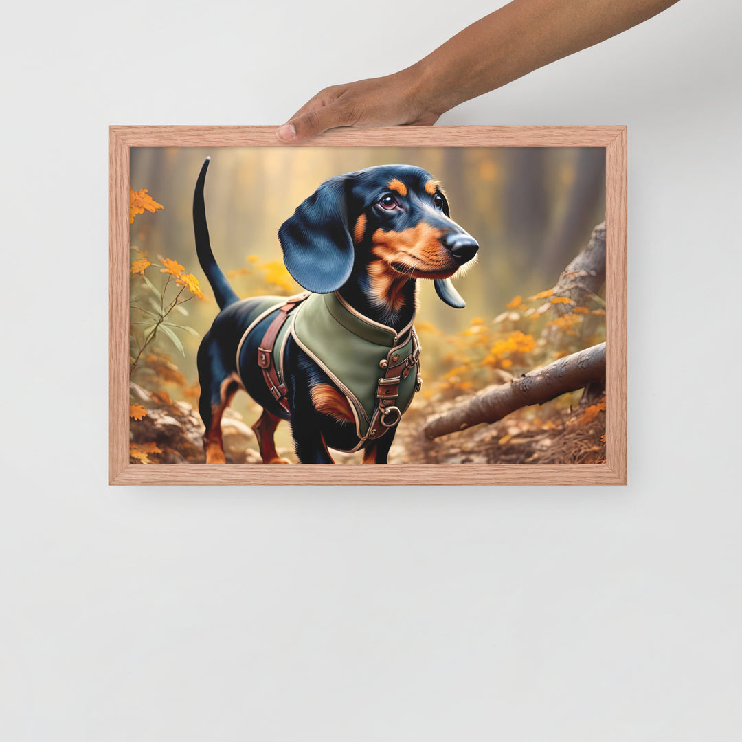 Dachshund- Framed poster v3