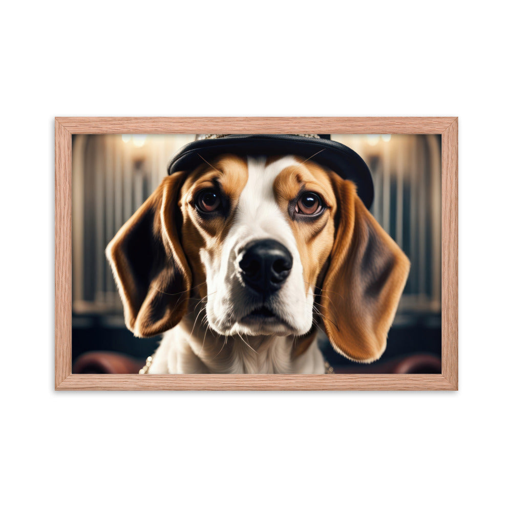 Beagle- Framed poster