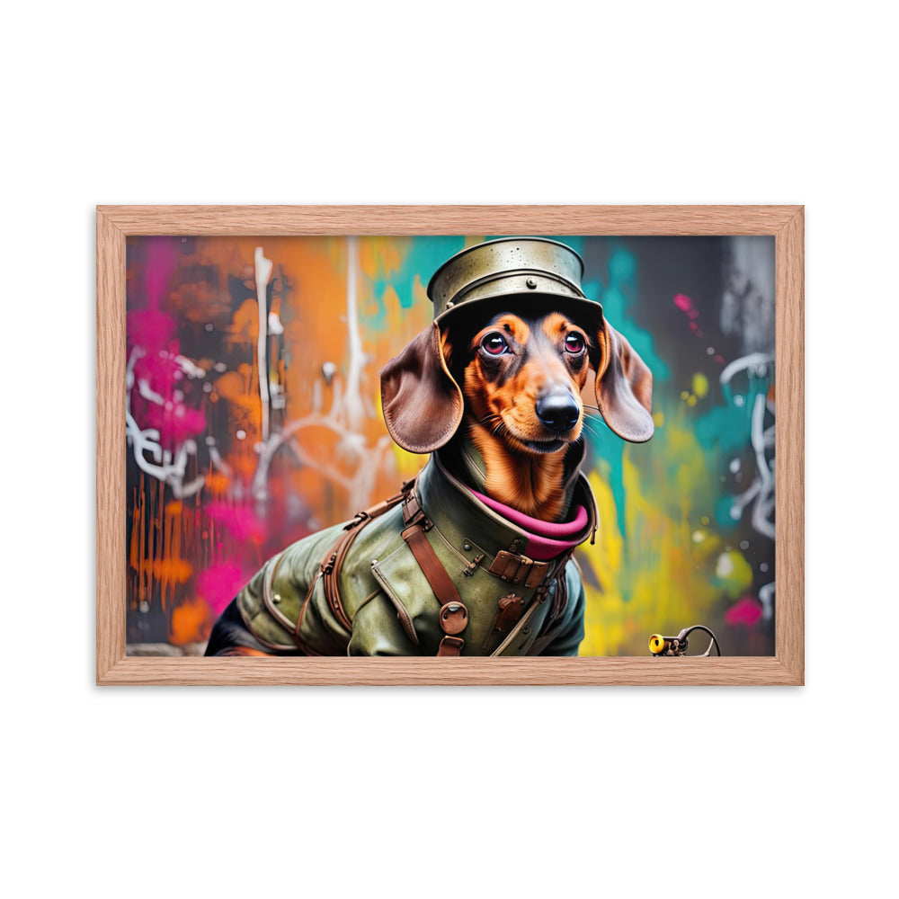 Dachshund- Framed poster