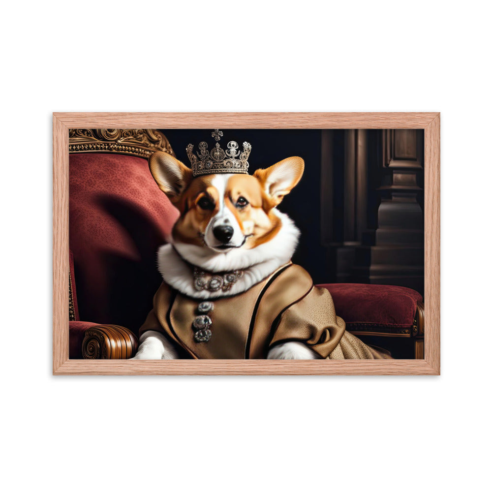 Pembroke Welsh Corgi- Framed poster