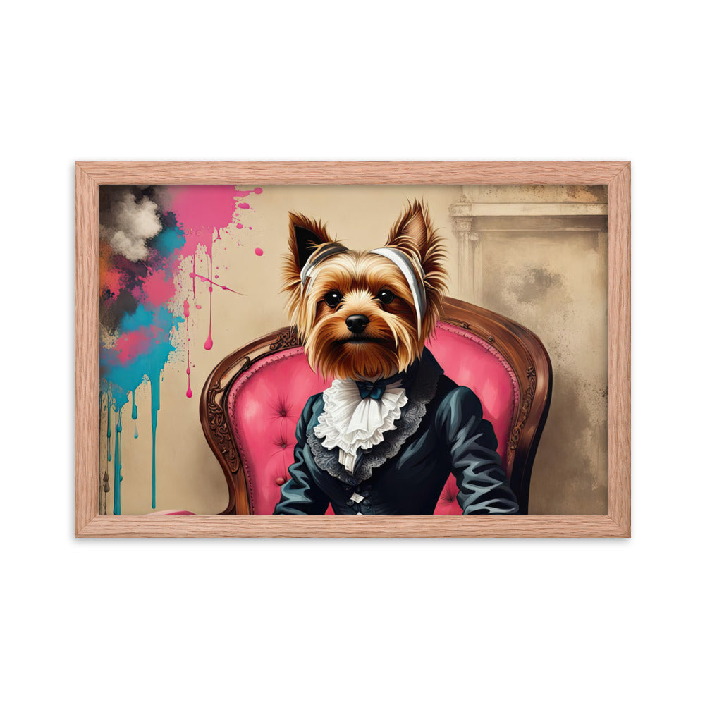 Yorkshire Terrier- Framed poster v3