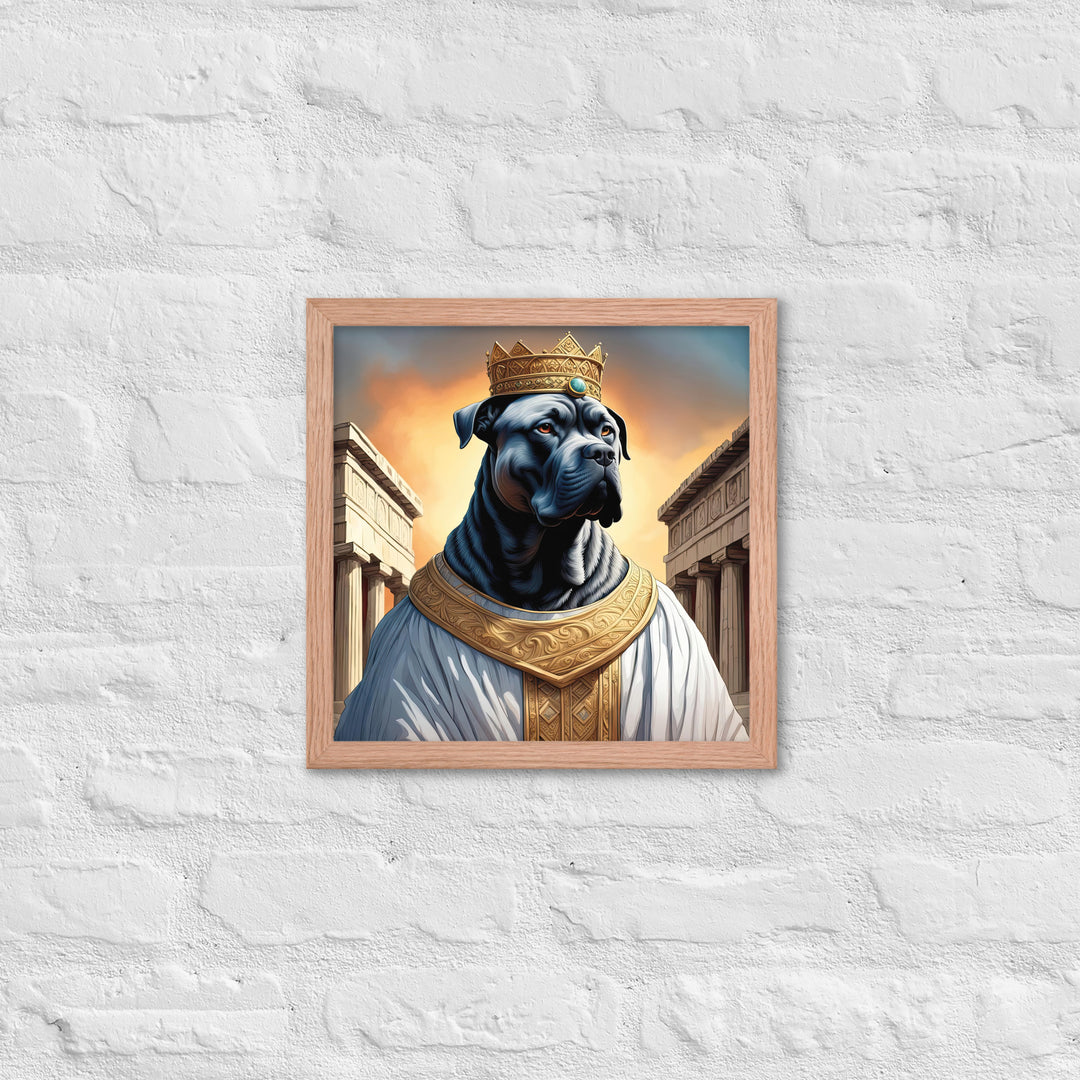 Framed poster-Cane Corso V2