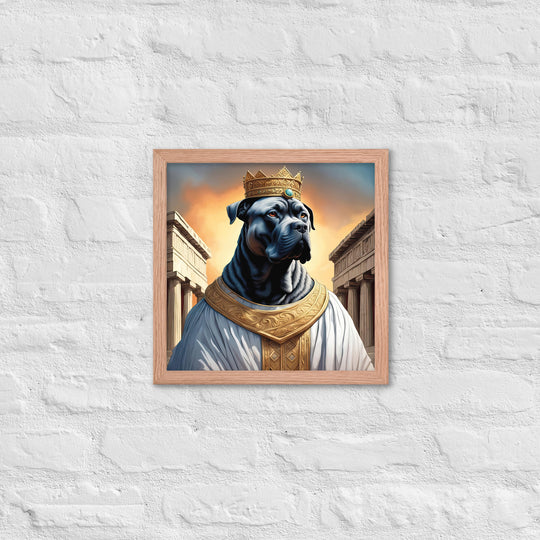 Framed poster-Cane Corso V2