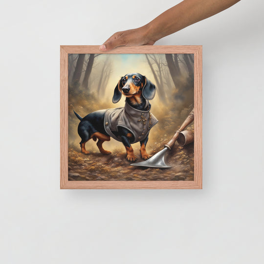 Dachshund- Framed poster v2