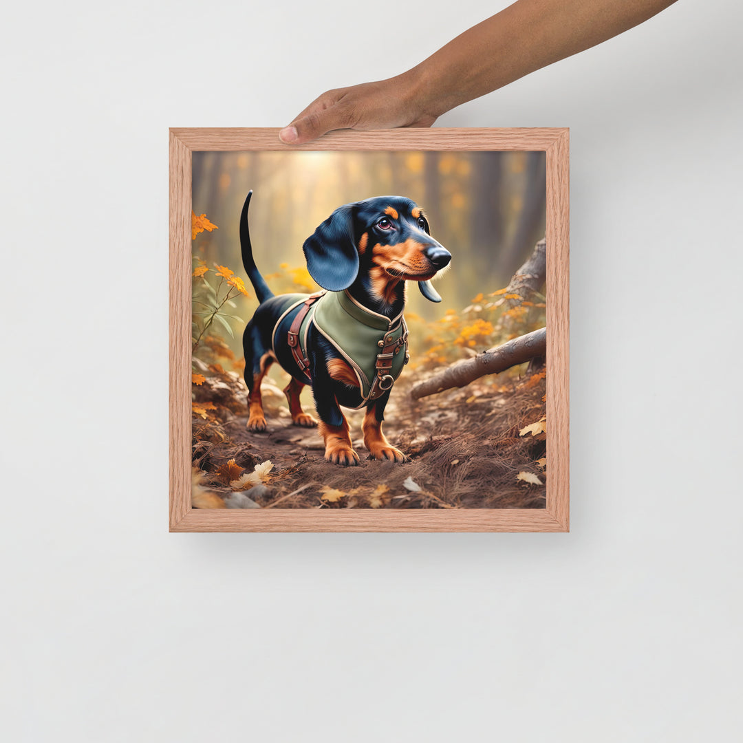 Dachshund- Framed poster v3