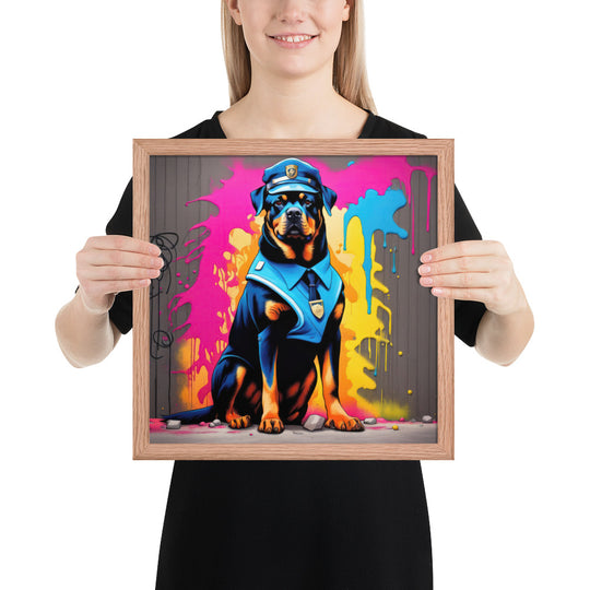 Rottweiler- Framed poster