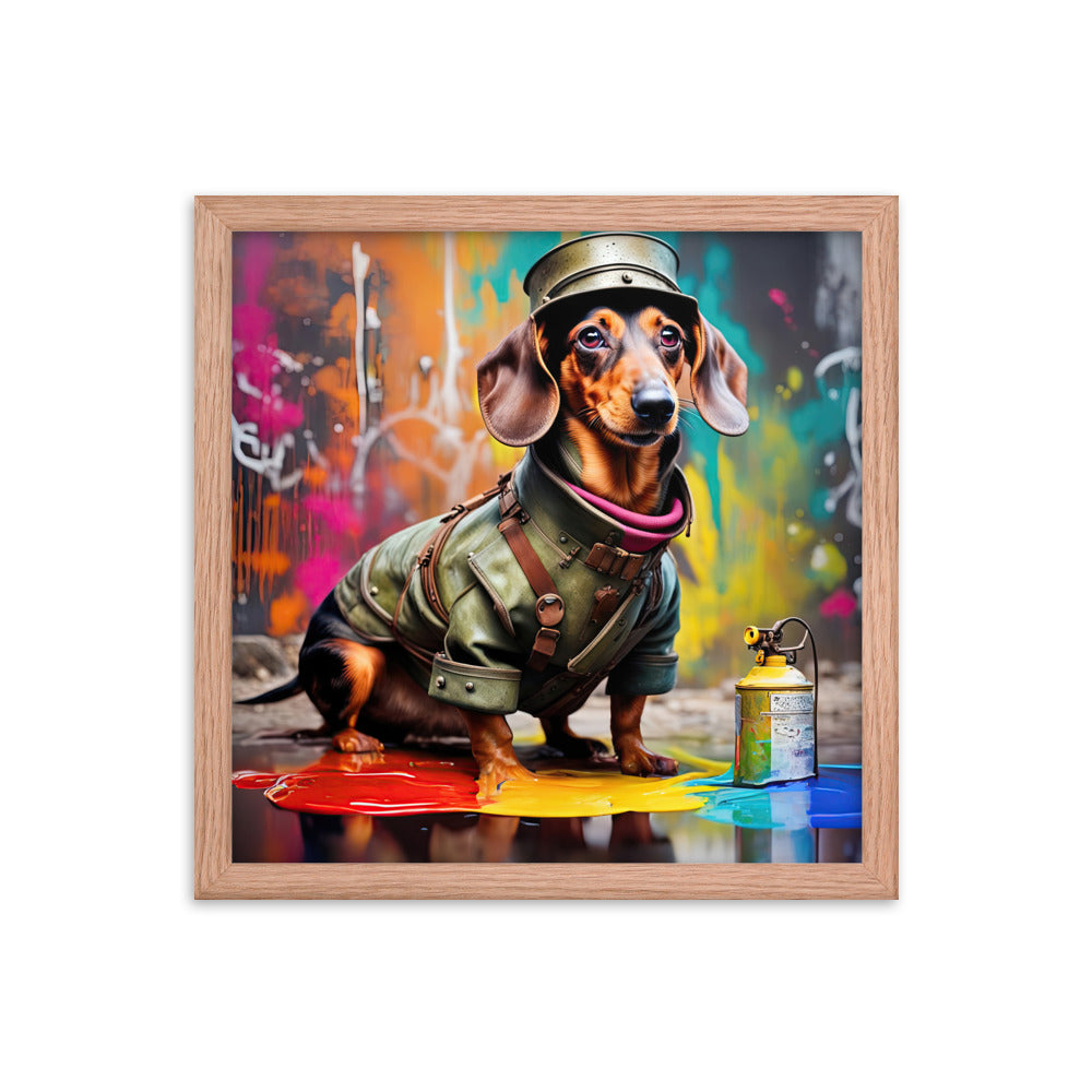 Dachshund- Framed poster