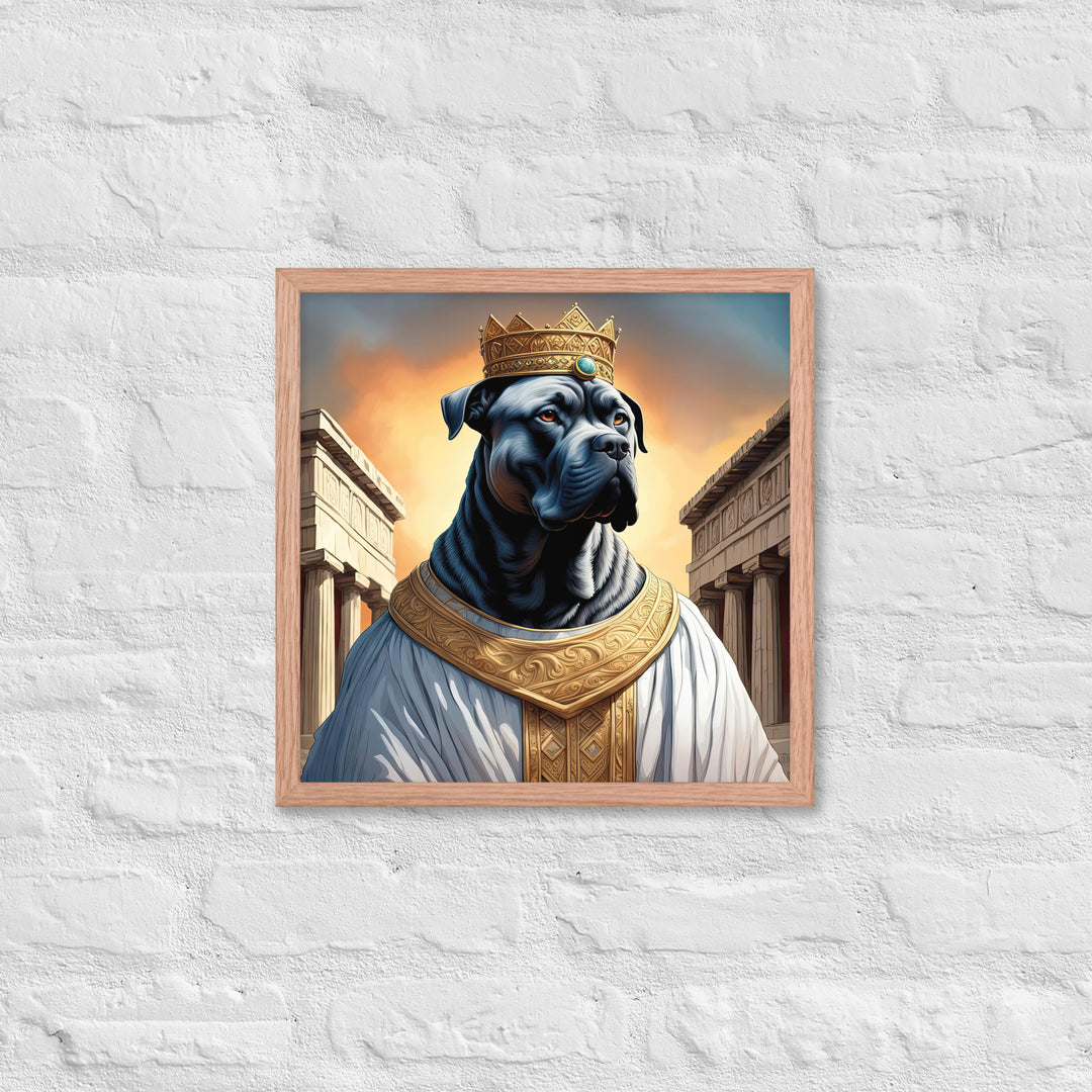 Framed poster-Cane Corso V2