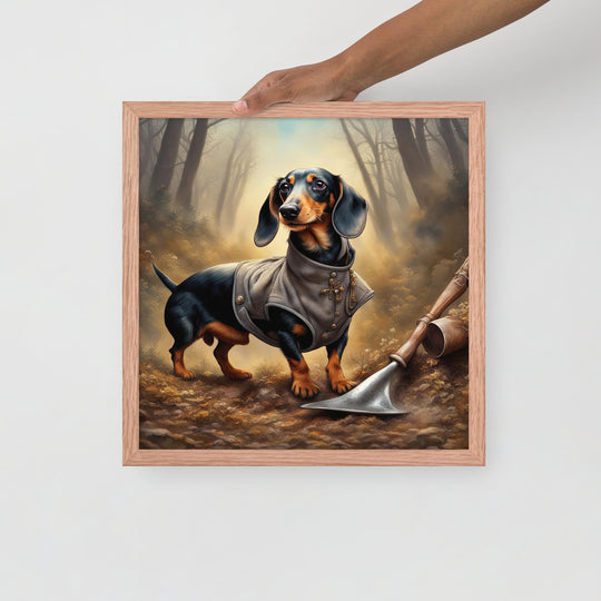 Dachshund- Framed poster v2