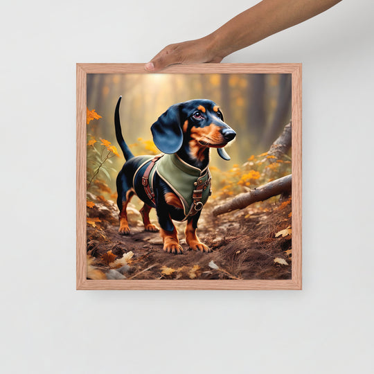 Dachshund- Framed poster v3