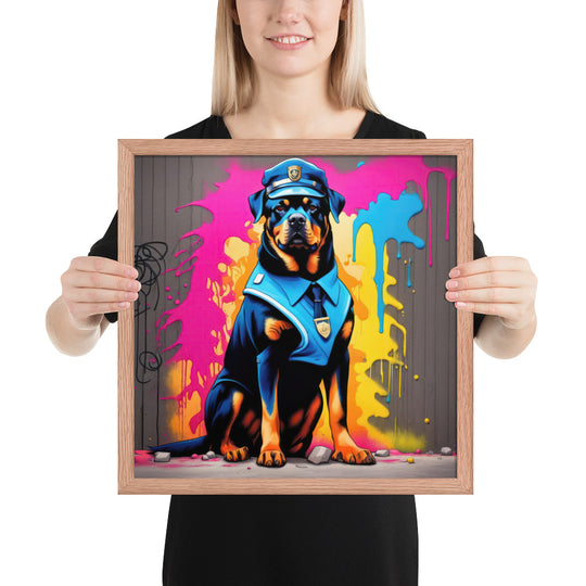 Rottweiler- Framed poster