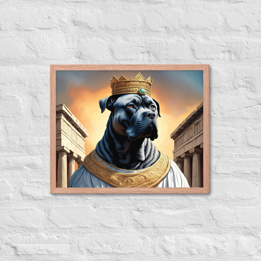 Framed poster-Cane Corso V2