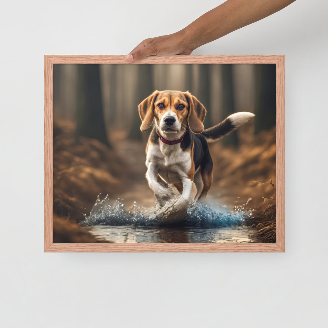 Beagle- Framed poster V3