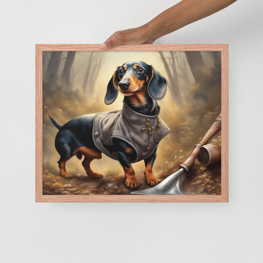 Dachshund- Framed poster v2