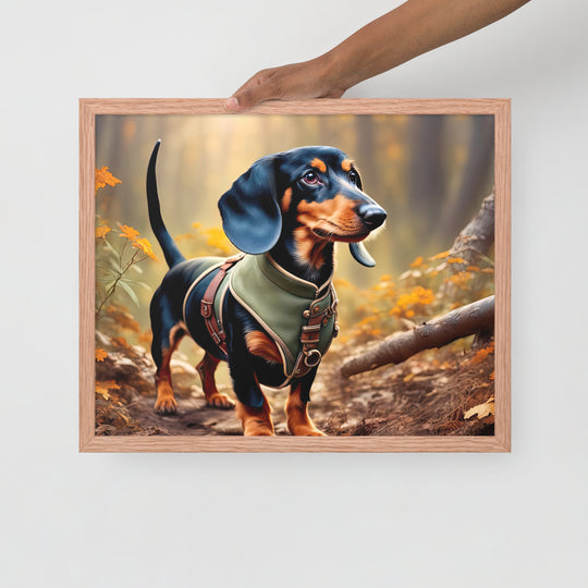 Dachshund- Framed poster v3