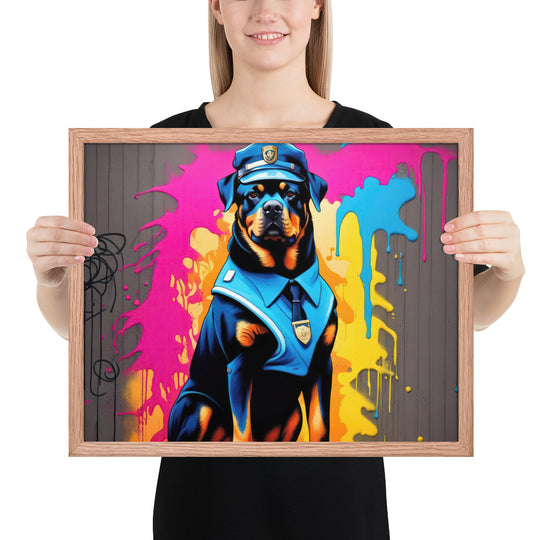 Rottweiler- Framed poster