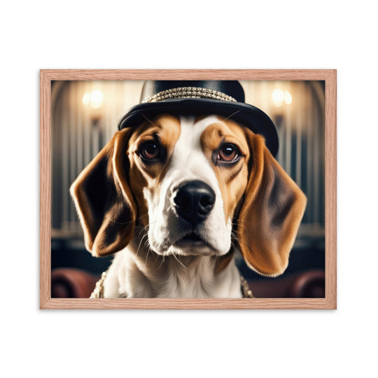 Beagle- Framed poster