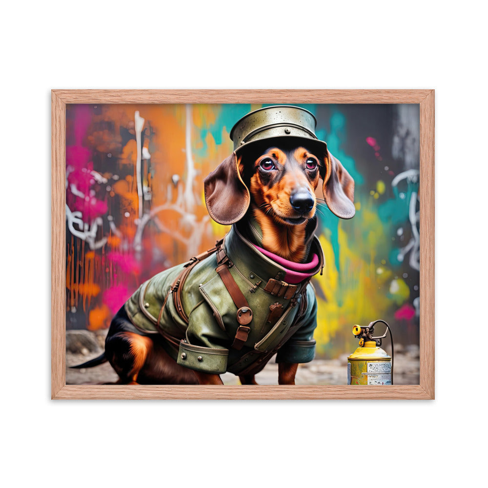 Dachshund- Framed poster