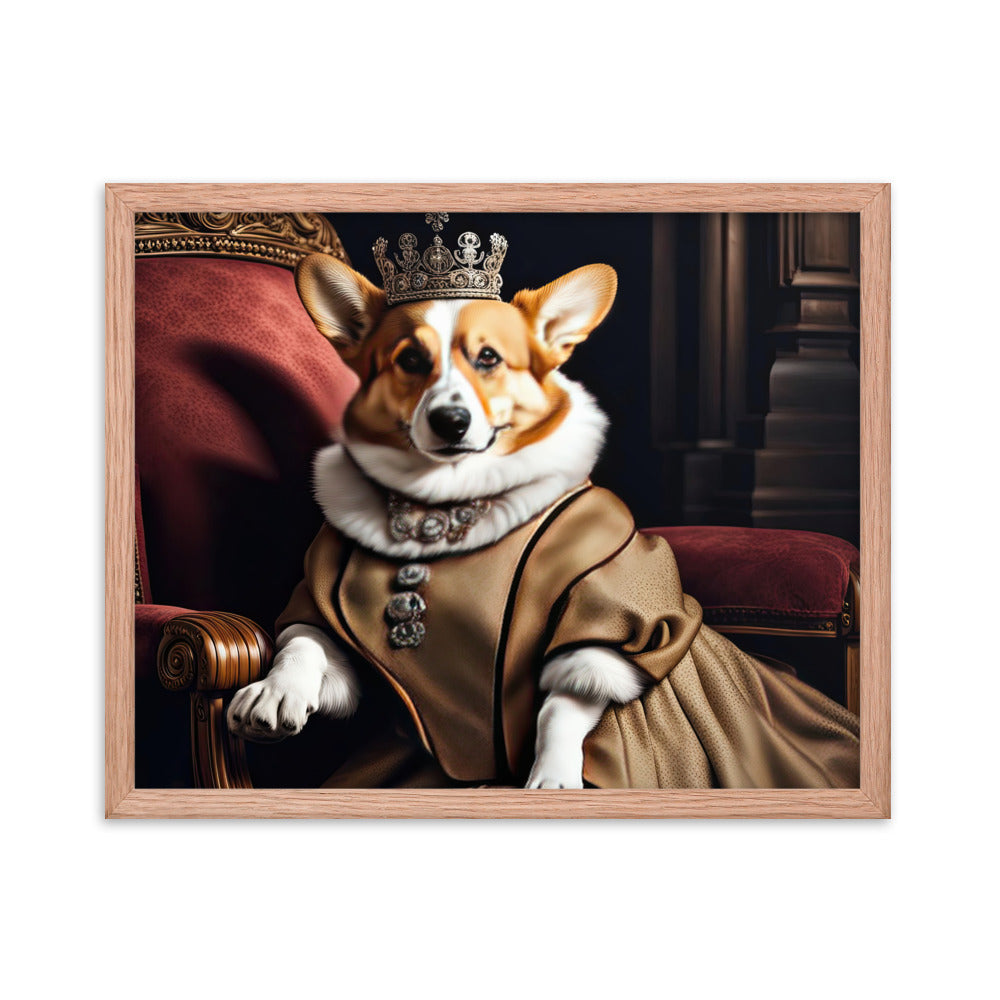 Pembroke Welsh Corgi- Framed poster