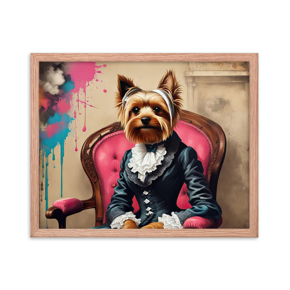 Yorkshire Terrier- Framed poster v3