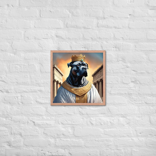 Framed poster-Cane Corso V2