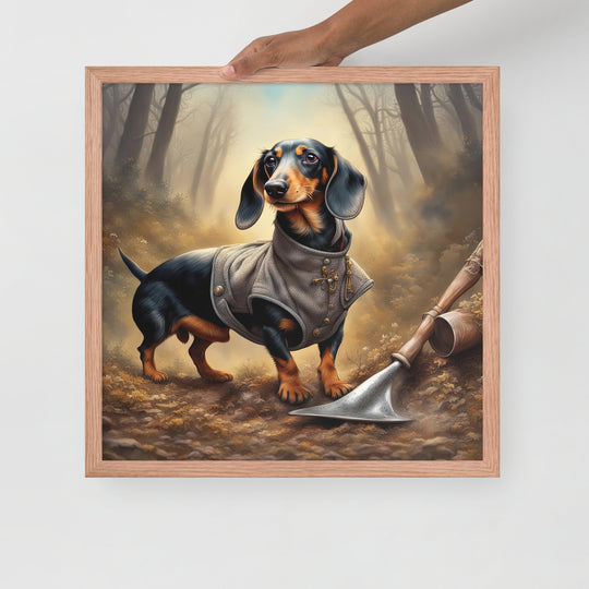 Dachshund- Framed poster v2