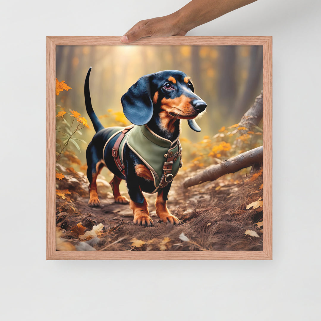 Dachshund- Framed poster v3