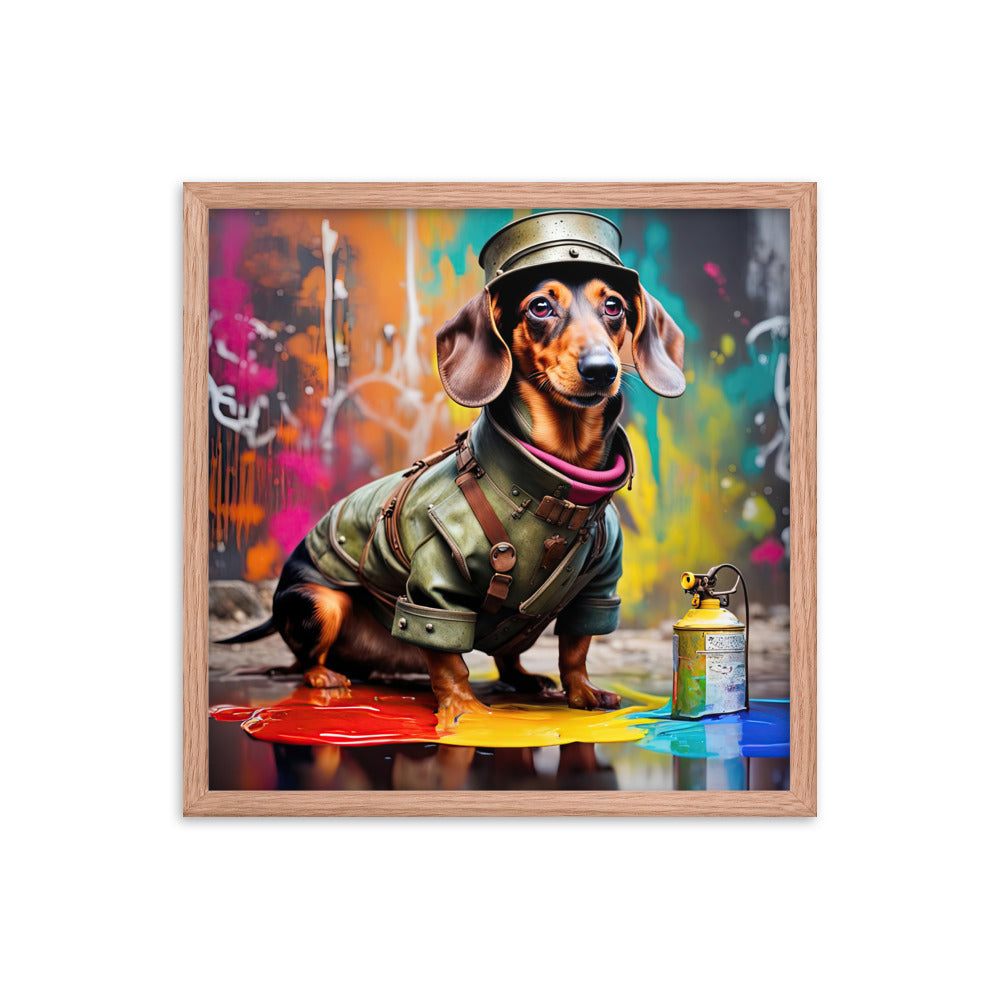 Dachshund- Framed poster