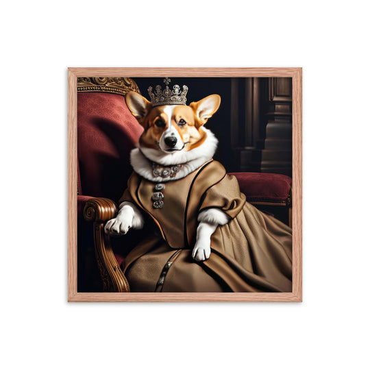 Pembroke Welsh Corgi- Framed poster
