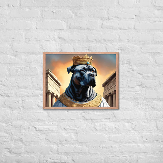 Framed poster-Cane Corso V2