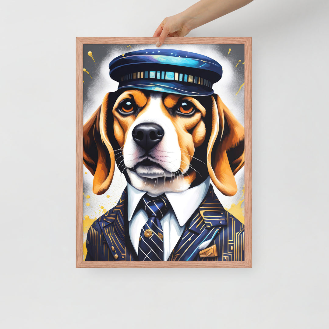 Beagle- Framed poster V5