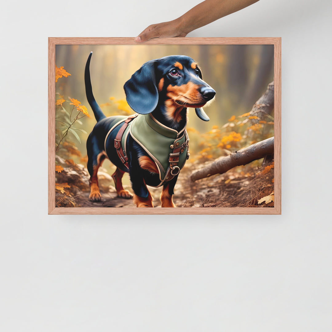 Dachshund- Framed poster v3