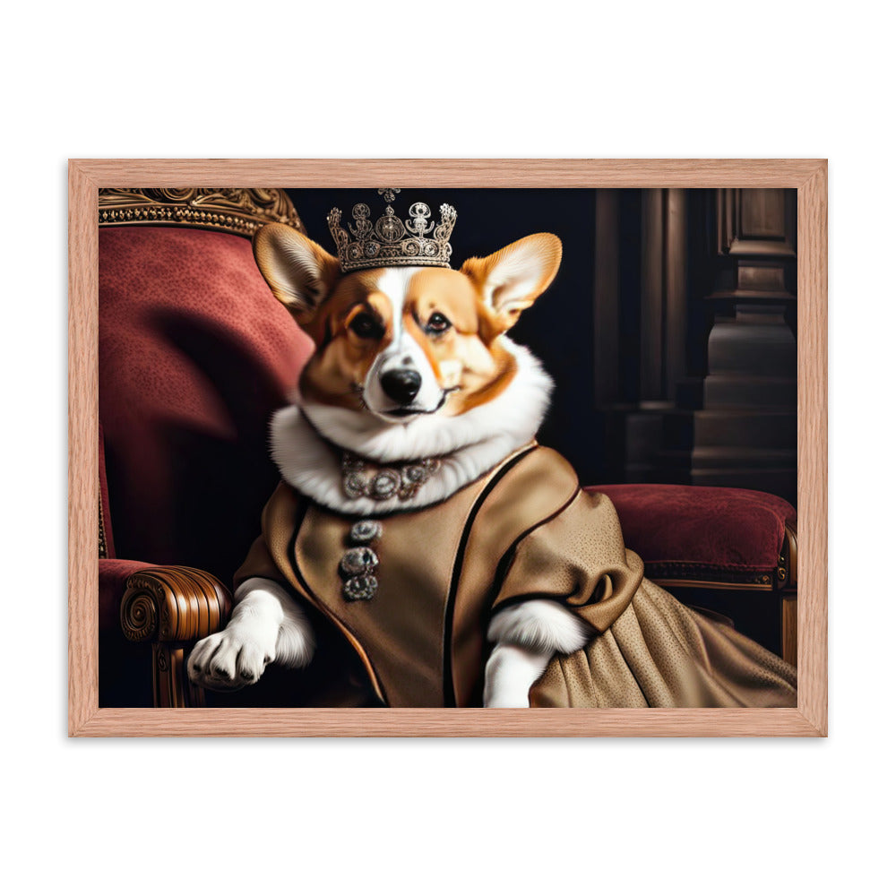 Pembroke Welsh Corgi- Framed poster