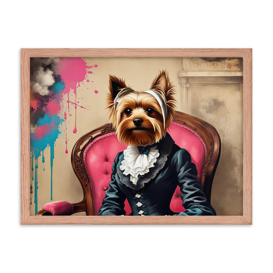Yorkshire Terrier- Framed poster v3
