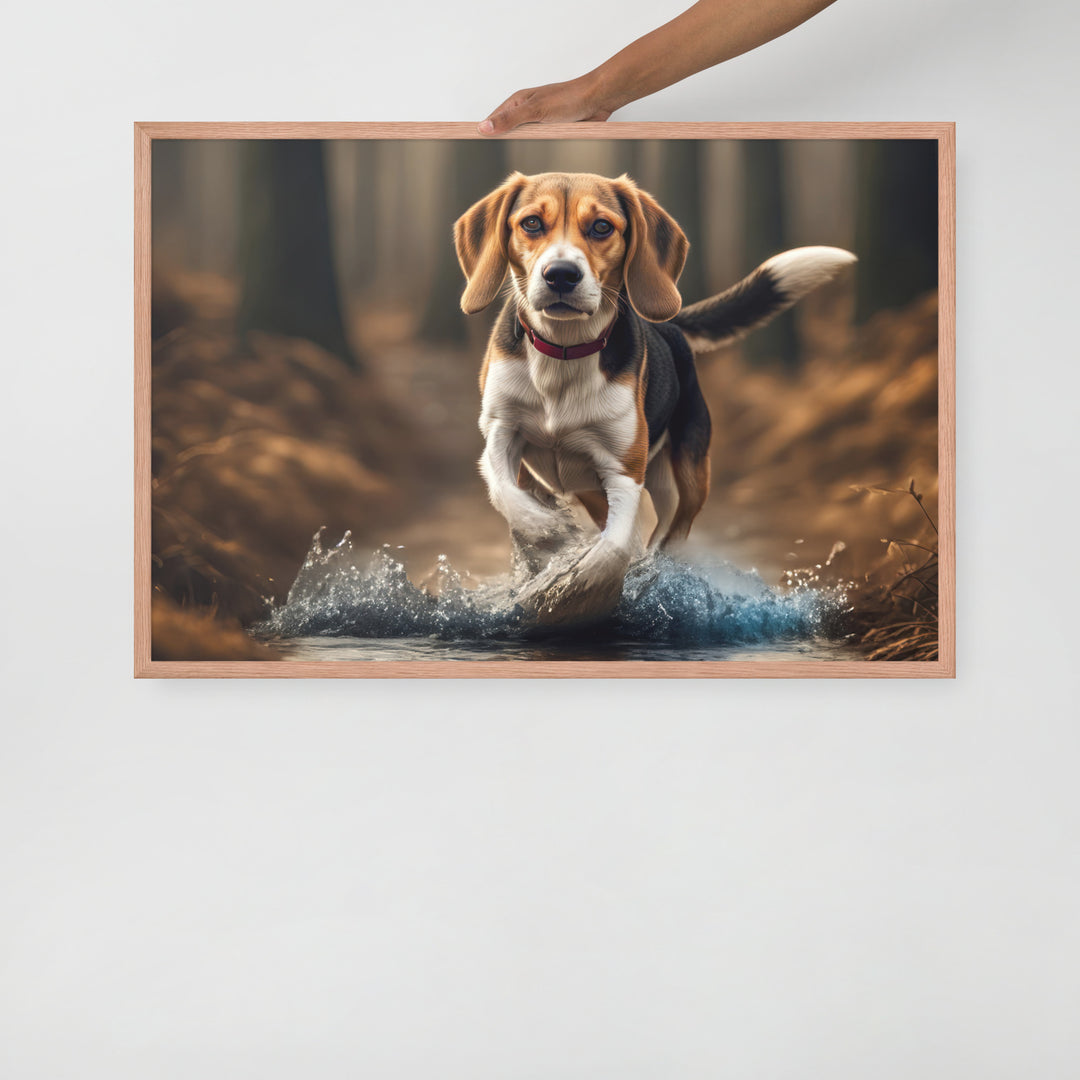 Beagle- Framed poster V3