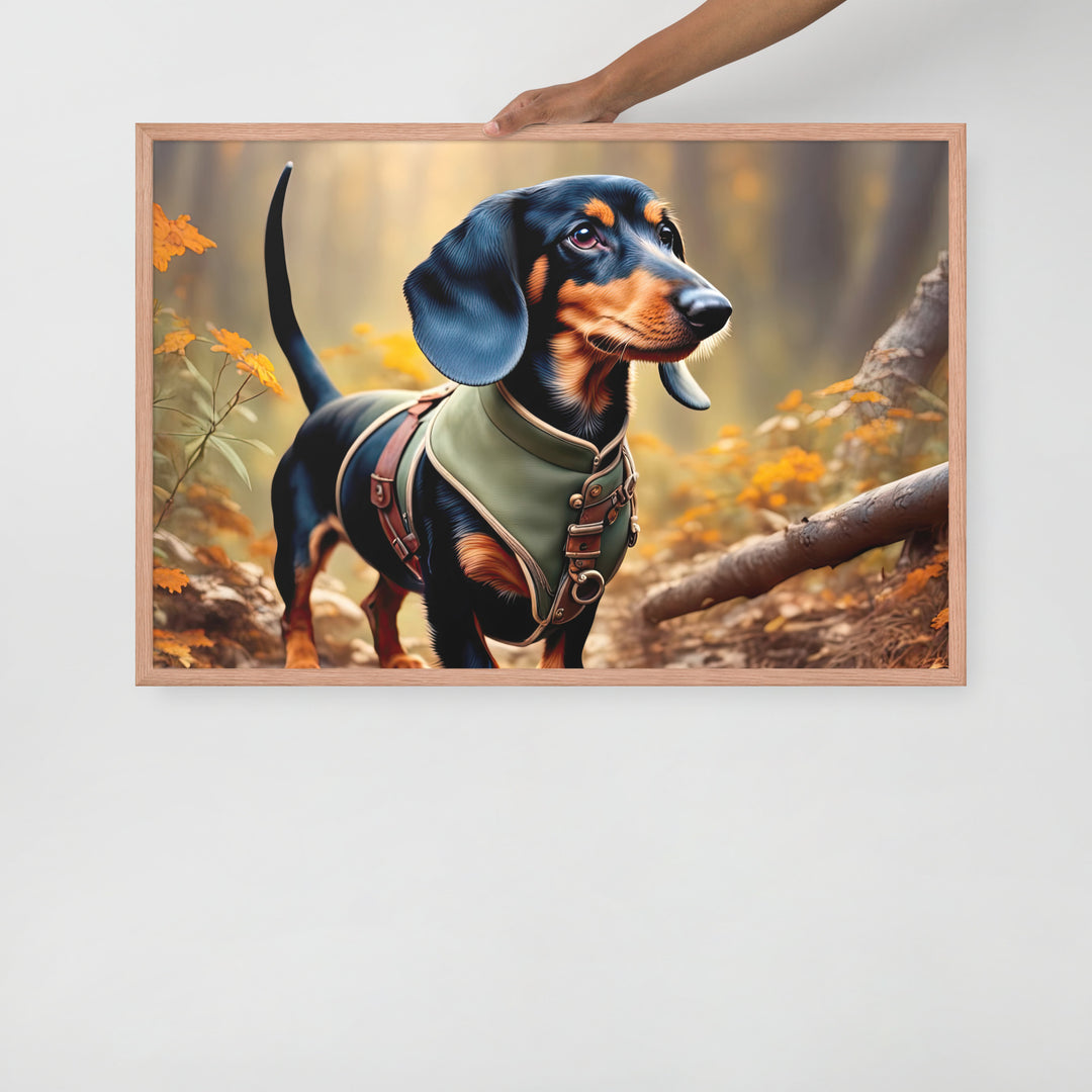 Dachshund- Framed poster v3