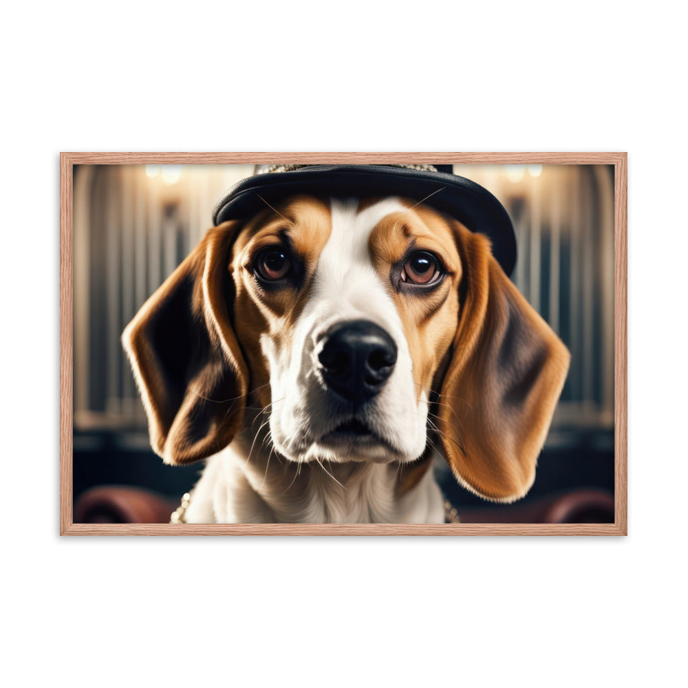 Beagle- Framed poster