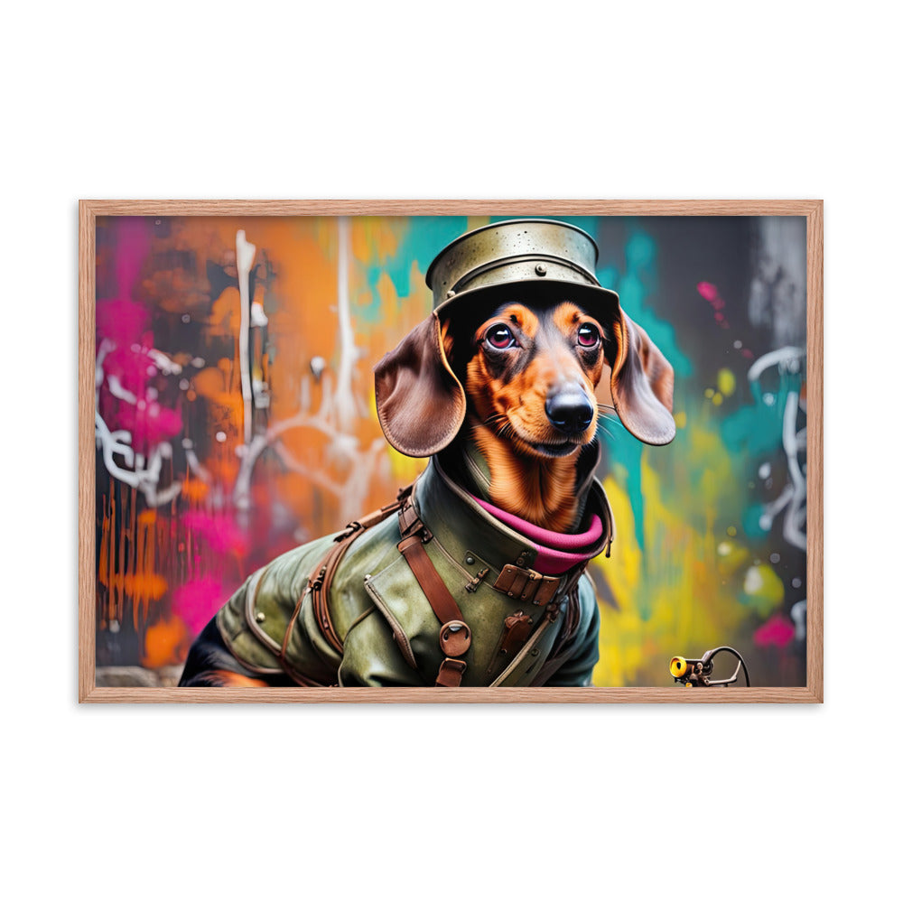 Dachshund- Framed poster