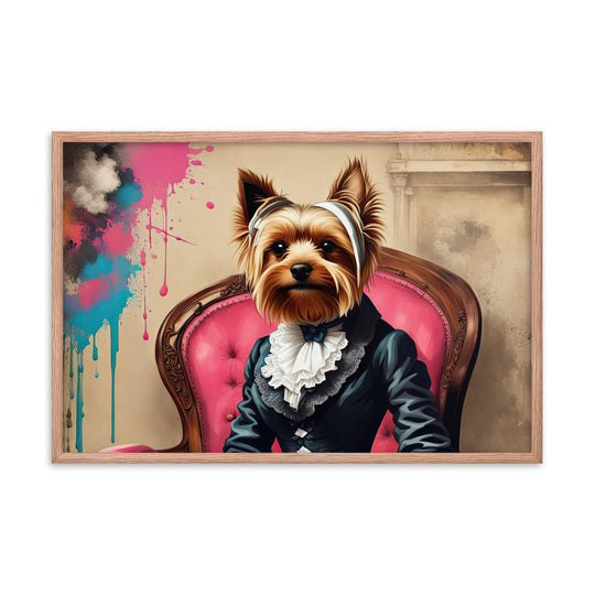 Yorkshire Terrier- Framed poster v3