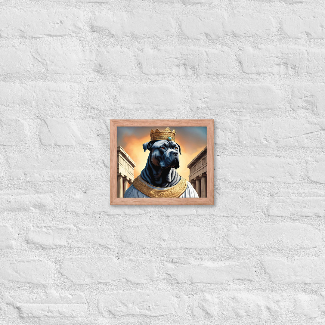 Framed poster-Cane Corso V2