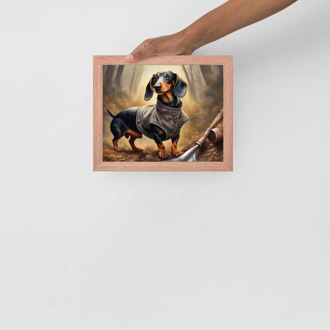 Dachshund- Framed poster v2