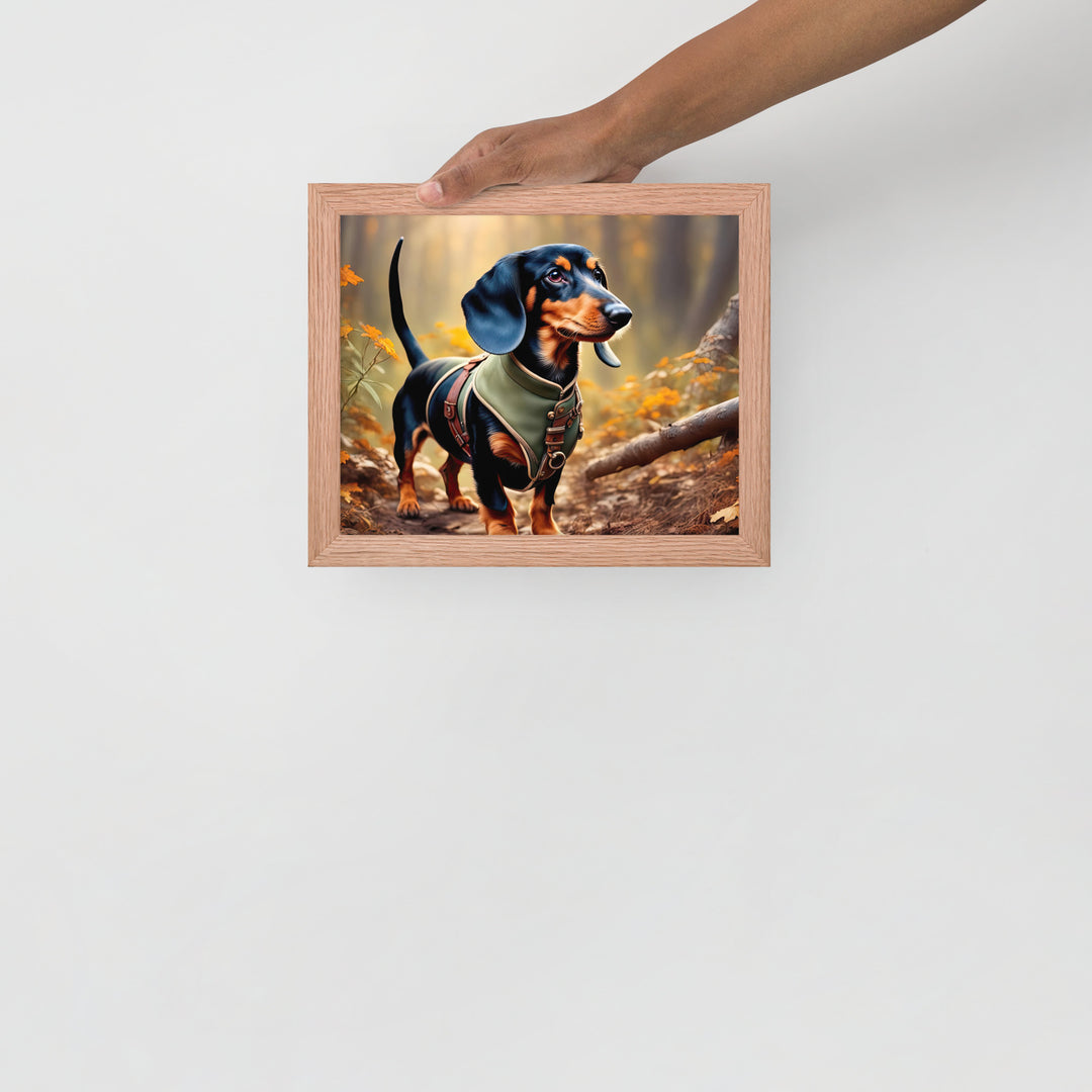 Dachshund- Framed poster v3